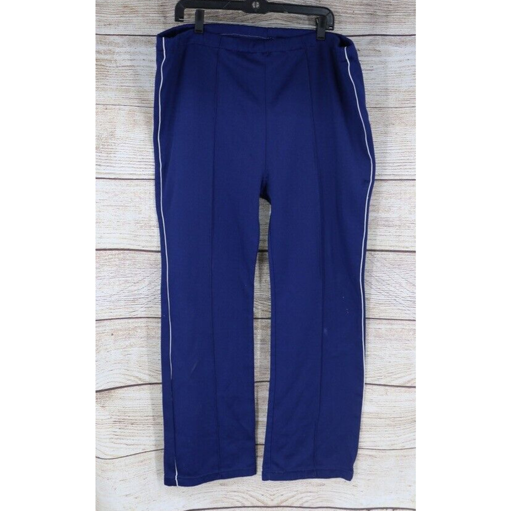 VINTAGE Nike Sportswear Mens Size Large Pull On Sweatpants Cuff Waistband Navy